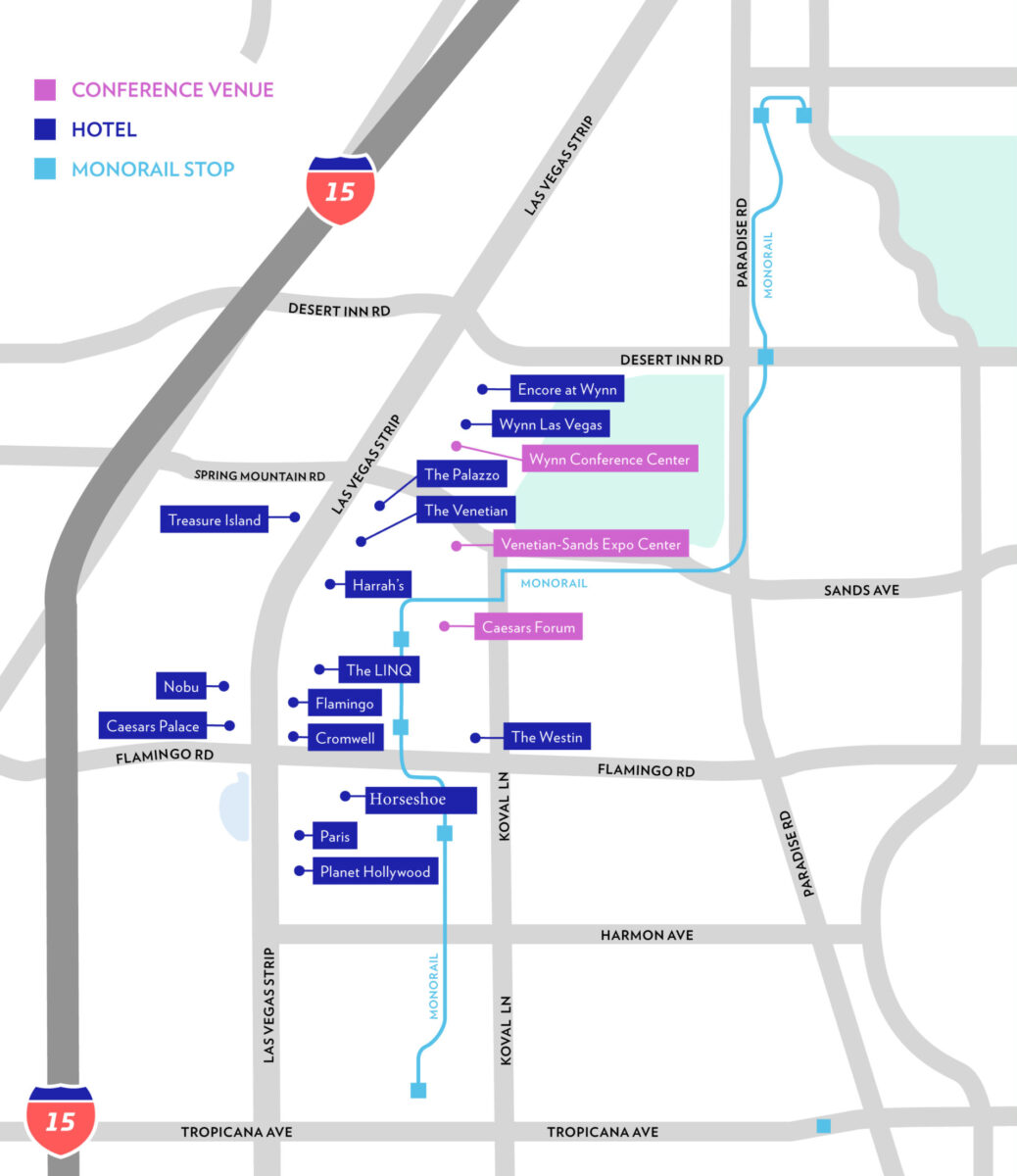 Hotel Map & Shuttle Schedule | HIMSS Global Health Conference & Exhibition