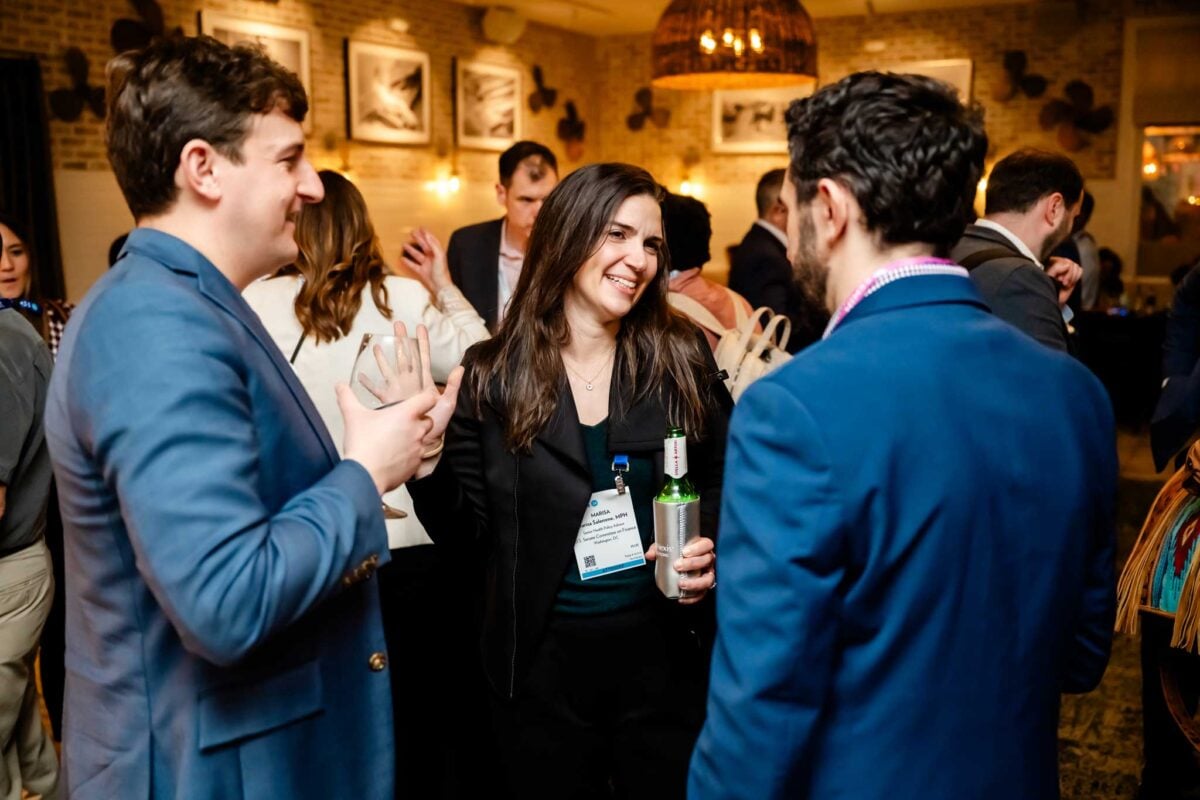 Healthcare executives networking at HIMSS25 conference